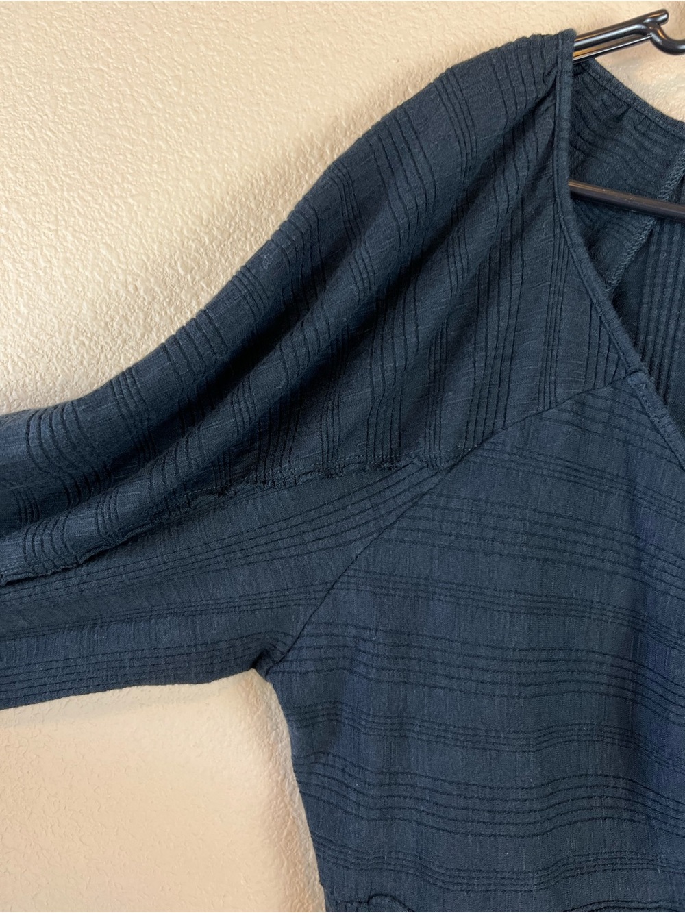 Pilcro Ribbed Ruched Sleeve Top - Picture 9 of 15